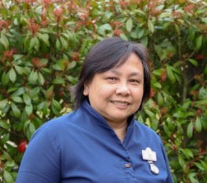 Flora Balmaceda, Head of Care, Oak Lodge, Forest Care Ltd. An Outstanding CQQ private care home in Hampshire offering respite, residential and nursing care for the elderly. Award-winning, all-inclusive fees and no deposits.