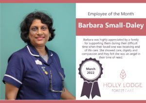 Employee of the Month - Holly Lodge