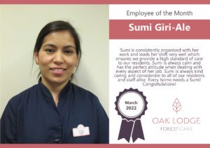 Employee of the Month - March 2022