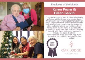 Oak Lodge Employee of the Month - May 2022