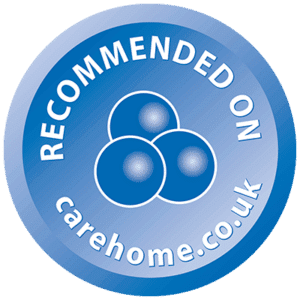 Recommended on Carehome.co.uk logo