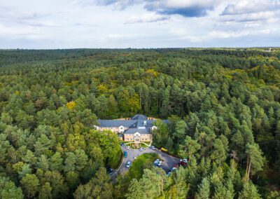 Holly Lodge Care Home -Forest Care - From above