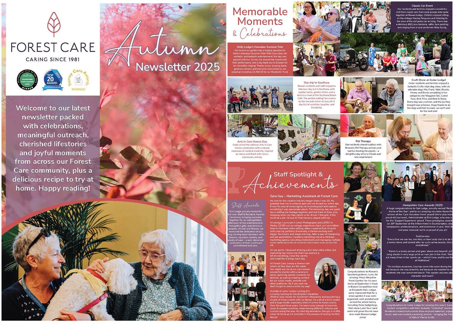 Forest Care's Autumn 2025 Newsletter