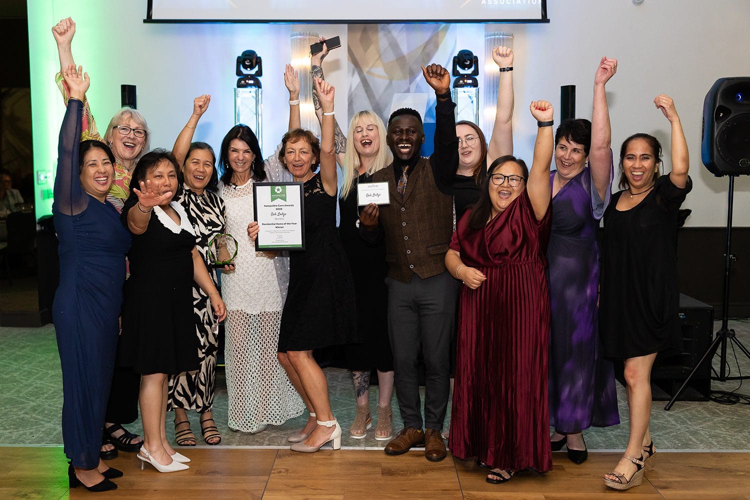 Oak Lodge shines at Hampshire Care Awards 2025