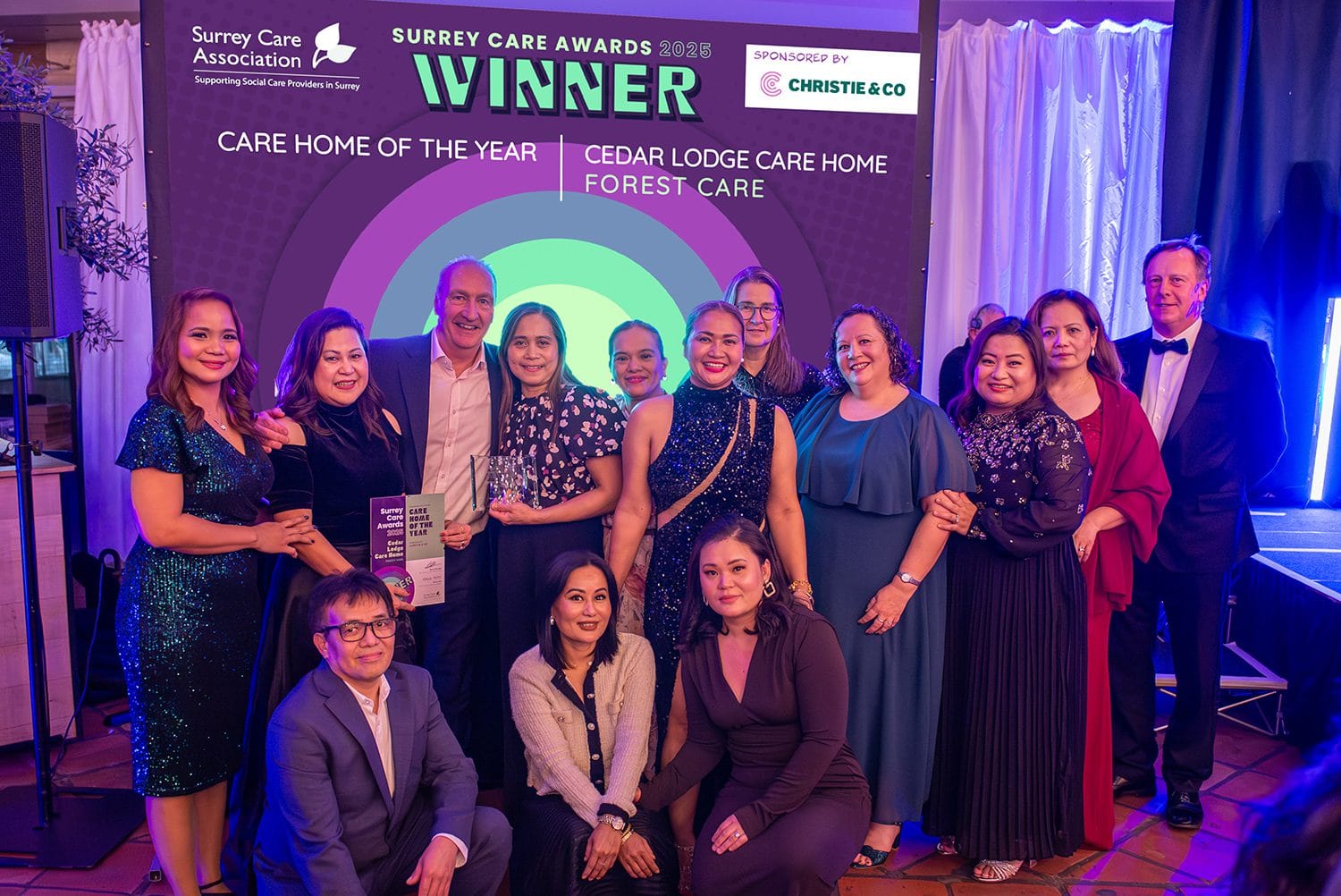 Cedar Lodge wins at Surrey Care Awards 2025