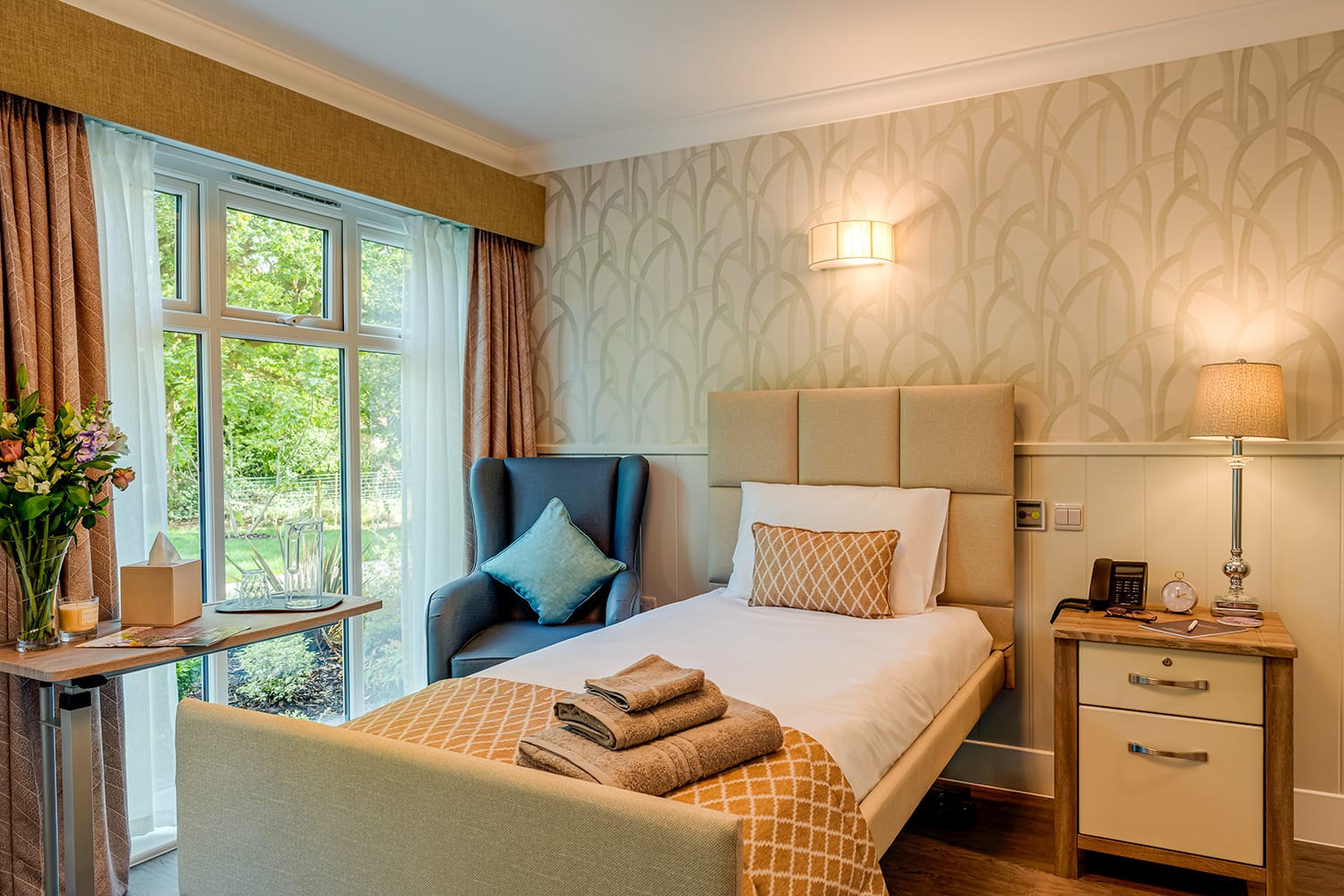 Bedroom at Elm Lodge