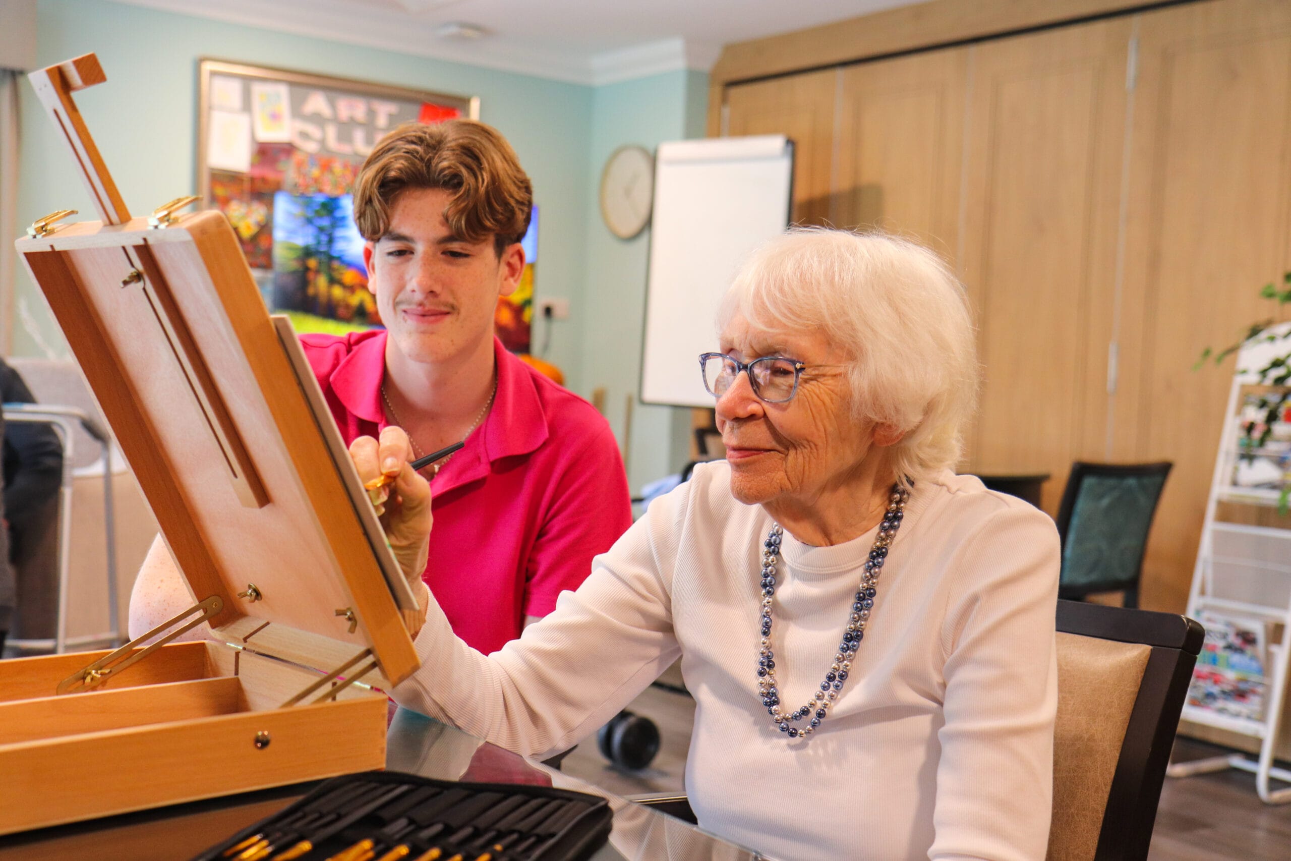Painting at Elm Lodge