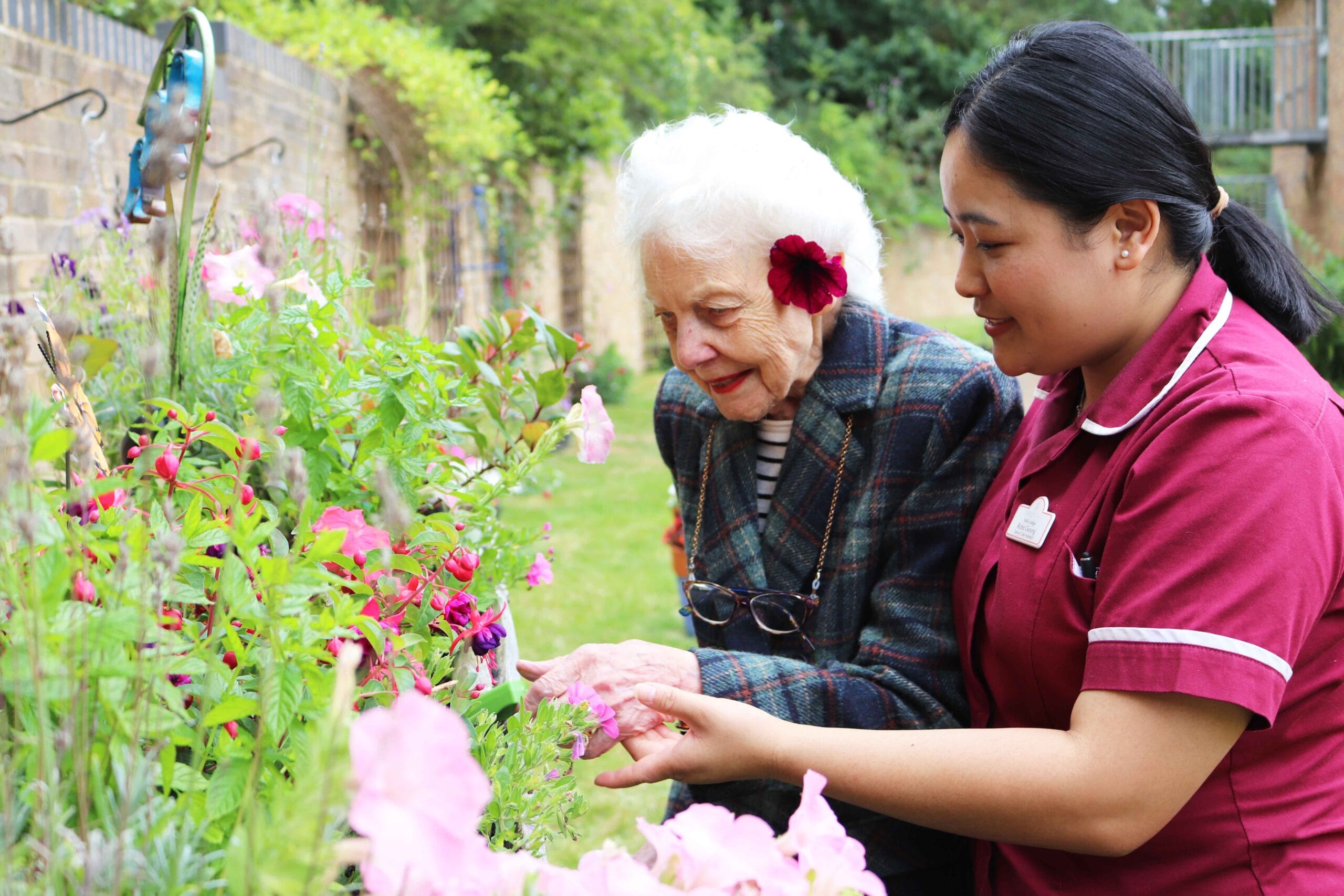 Care at Holly Lodge - Residents and team Care at Holly Lodge - Residents and team